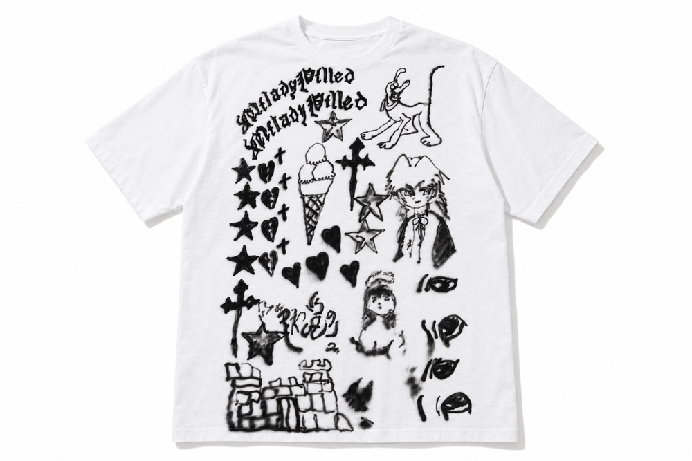 Milady Temporary Tattoo Sheet